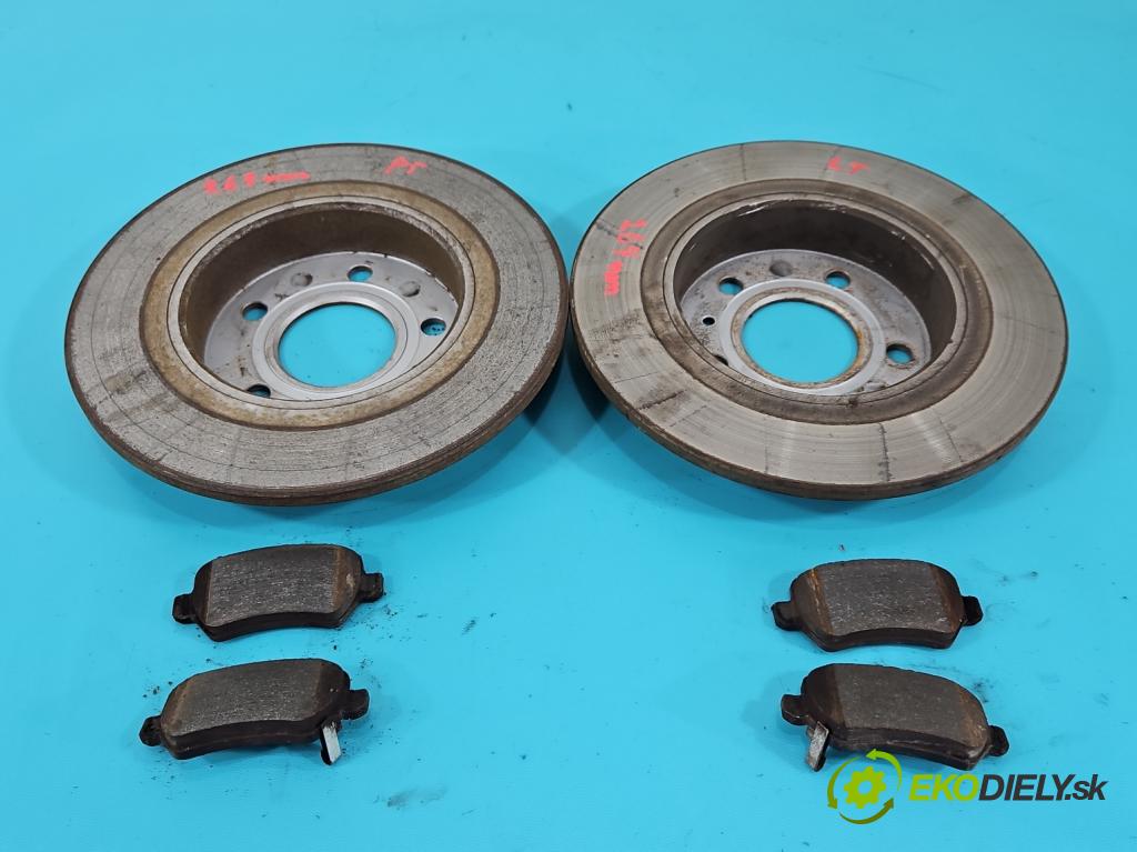 Opel Astra III 2004-2014 1.7 cdti 101 HP manual 74 kW 1686 cm3 5- Štíty: brzdové zadné