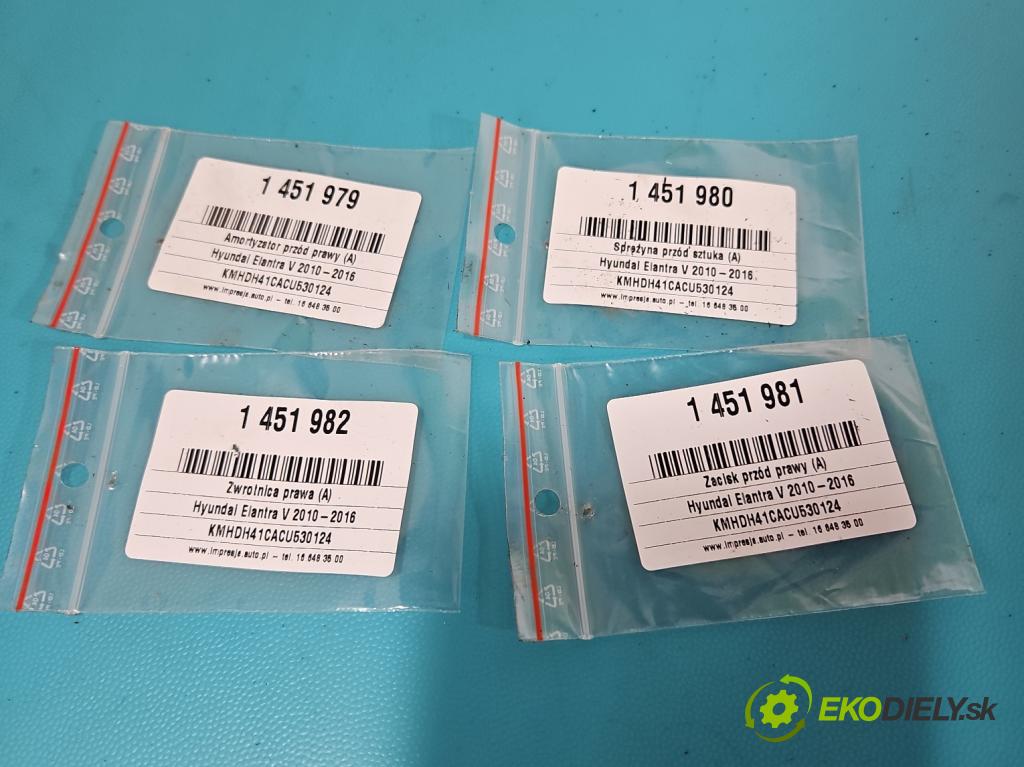 Hyundai Elantra V 2010-2016 1.6 GDI 132 hp manual 97 kW 1591 cm3 4- náboj pravé  (Náboje)