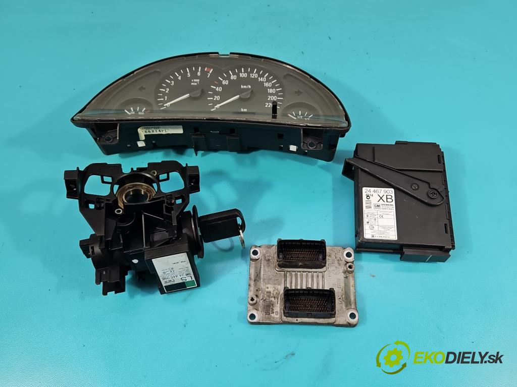 Opel Corsa C 2000-2006 1.0 12V 58 HP manual 43 kW 973 cm3 3- riadiaca jednotka motora 24443795