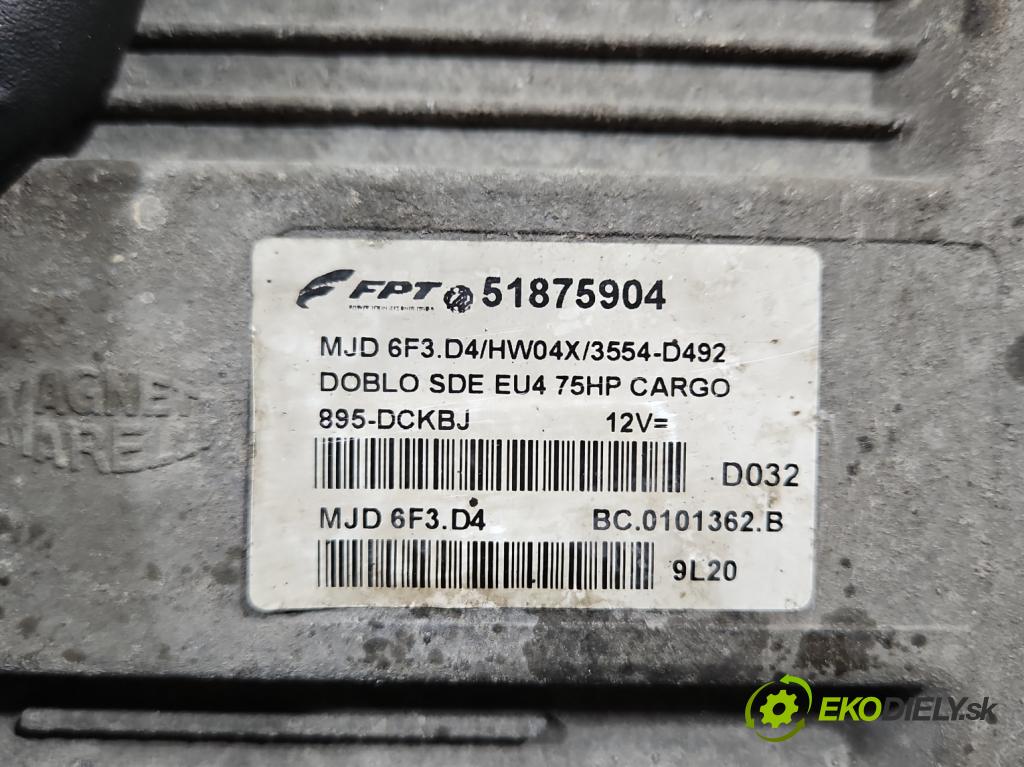 Fiat Doblo I 2001-2010 1,3.0 jtd 75 HP manual 55 kW 1248 cm3 5- riadiaca jednotka motora 51875904