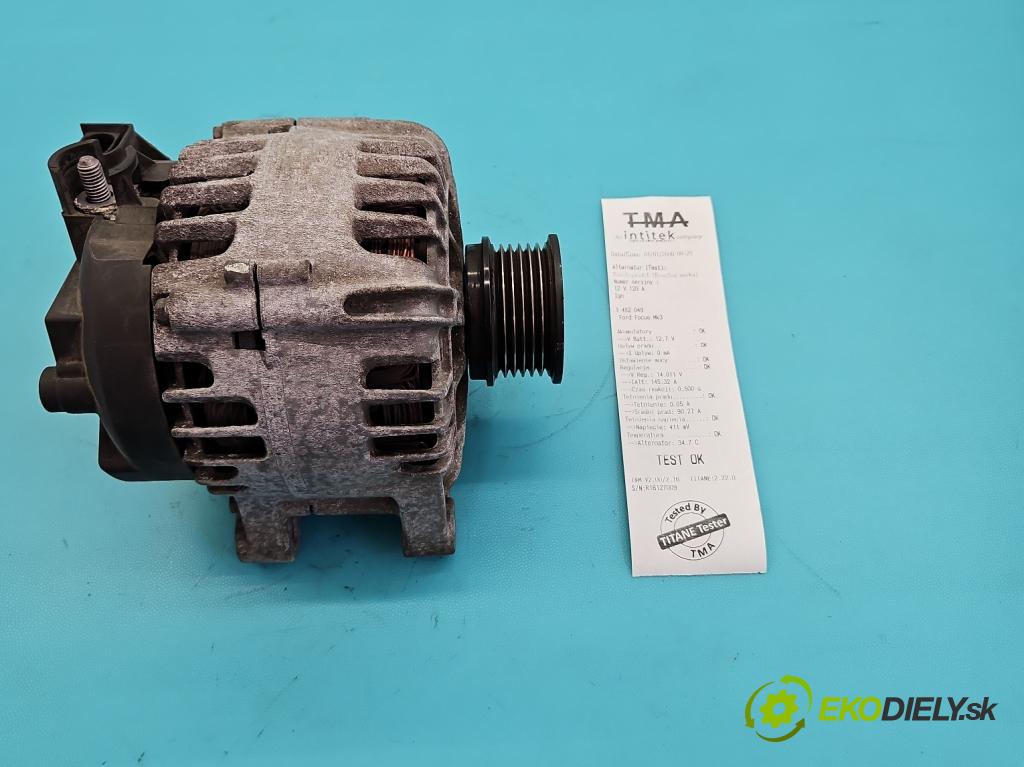 Ford Focus Mk3 2010-2018 1.6 tdci 95 HP manual 70 kW 1560 cm3 5- Alternator AV6N-10300-DC (Alternátor)