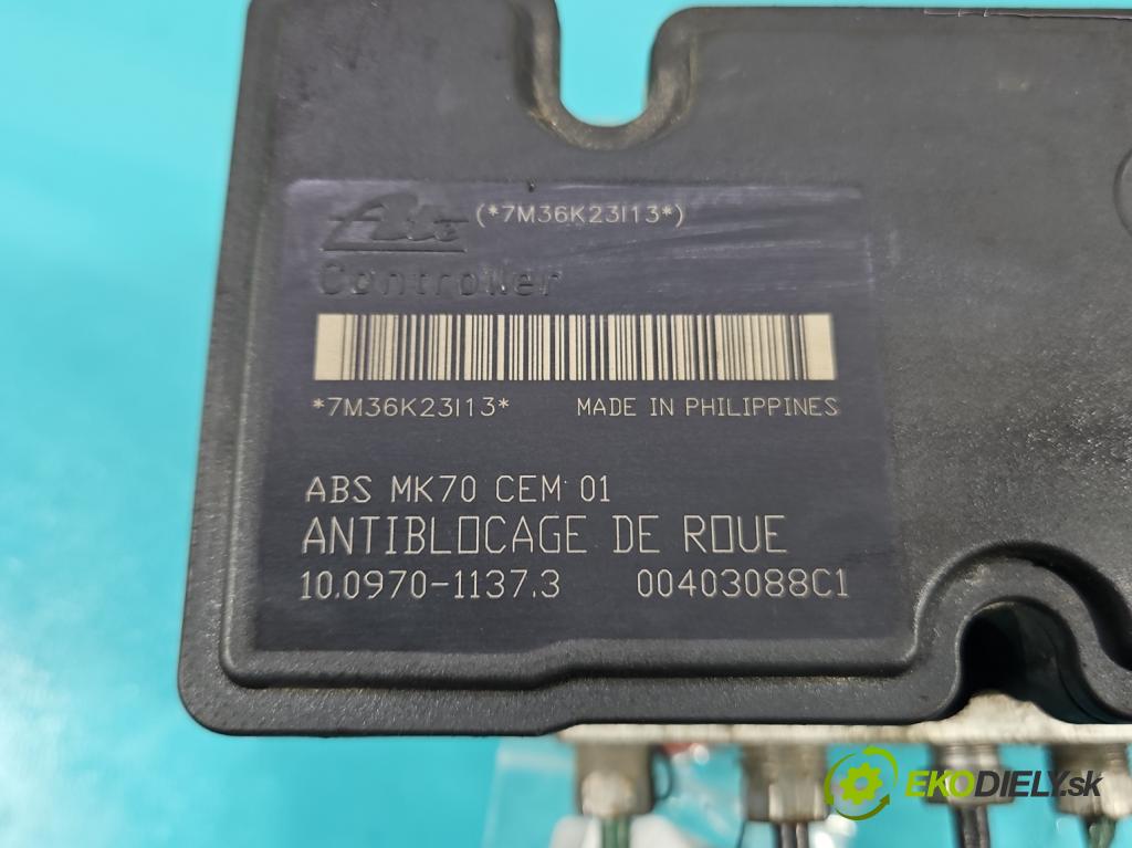 Peugeot 206 1.6 16V 109 HP automatic 80 kW 1587 cm3 5- čerpadlo abs 10.0970-1137.3 (Pumpa ABS)