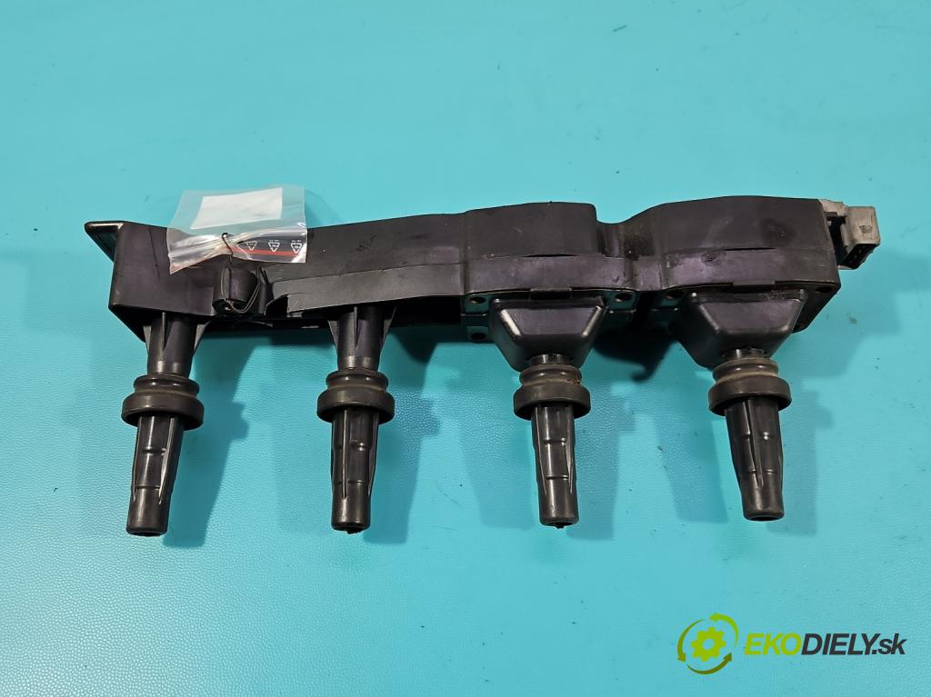 Peugeot 206 1.6 16V 109 HP automatic 80 kW 1587 cm3 5- cievka zapaľovacia 9636337880 (Zapaľovacia cievka)