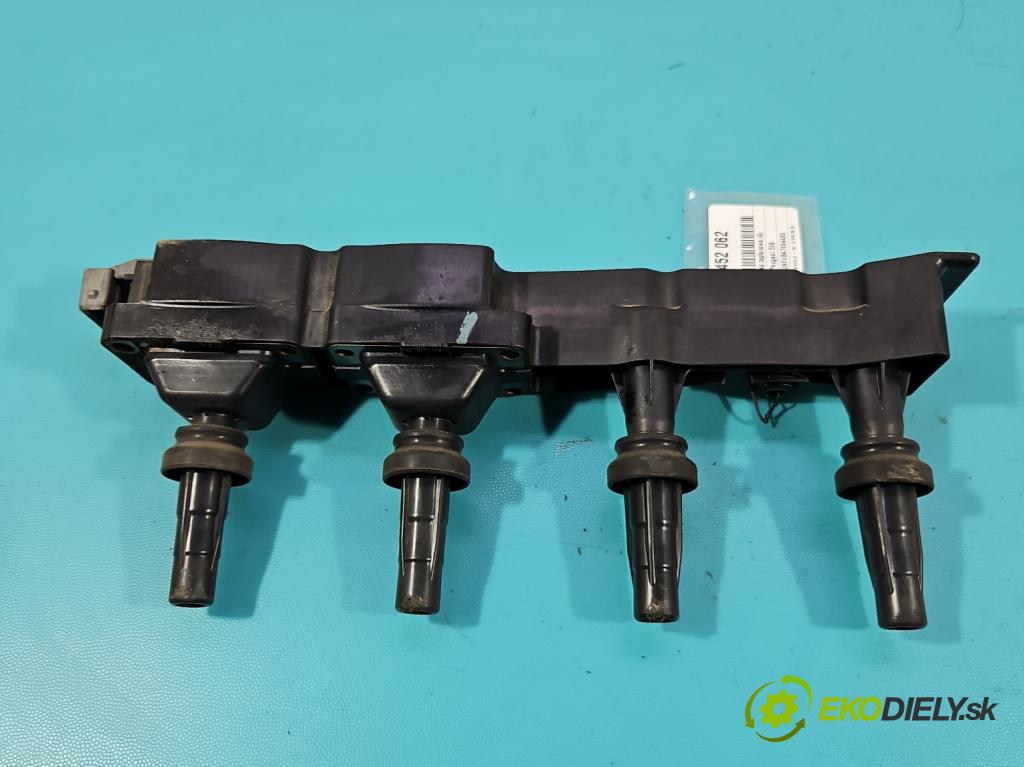 Peugeot 206 1.6 16V 109 HP automatic 80 kW 1587 cm3 5- cievka zapaľovacia 9636337880 (Zapaľovacia cievka)