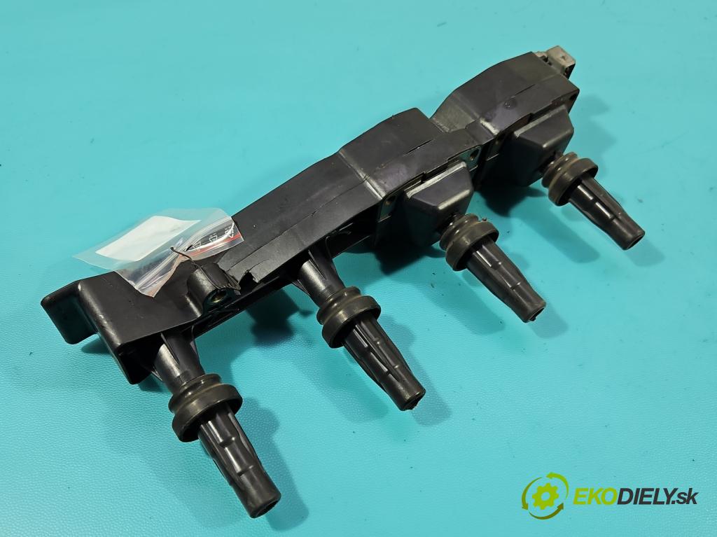 Peugeot 206 1.6 16V 109 HP automatic 80 kW 1587 cm3 5- cievka zapaľovacia 9636337880 (Zapaľovacia cievka)