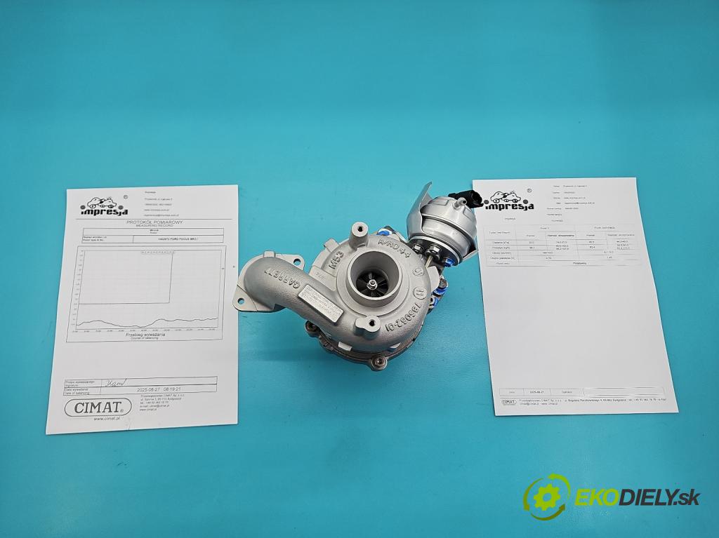 Ford Focus Mk3 2010-2018 1.6 tdci 95 hp manual 70 kW 1560 cm3 5- Turbodmychadlo repasováno 806291-2