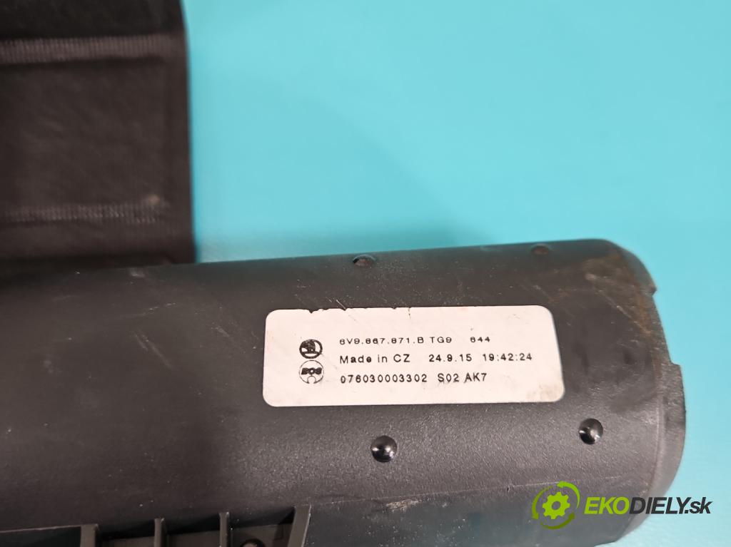 Skoda Fabia III 2014- 2021 1.4 tdi 90 HP manual 66 kW 1422 cm3 5- roleta 6V9867871B (Roleta kufra)