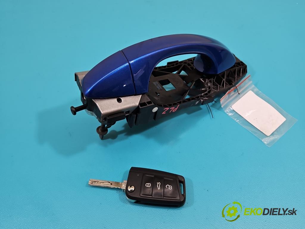 Skoda Fabia III 2014- 2021 1.4 tdi 90 HP manual 66 kW 1422 cm3 5- rukoväť predné ľavé mimo: 5N0837885H (Kľučka dverí vonkajšia predná ľavá)