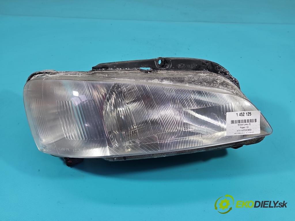 Peugeot 106 1.1 60 HP manual 44 kW 1124 cm3 3- Reflektor: pravý  (Svetlo predné pravé)