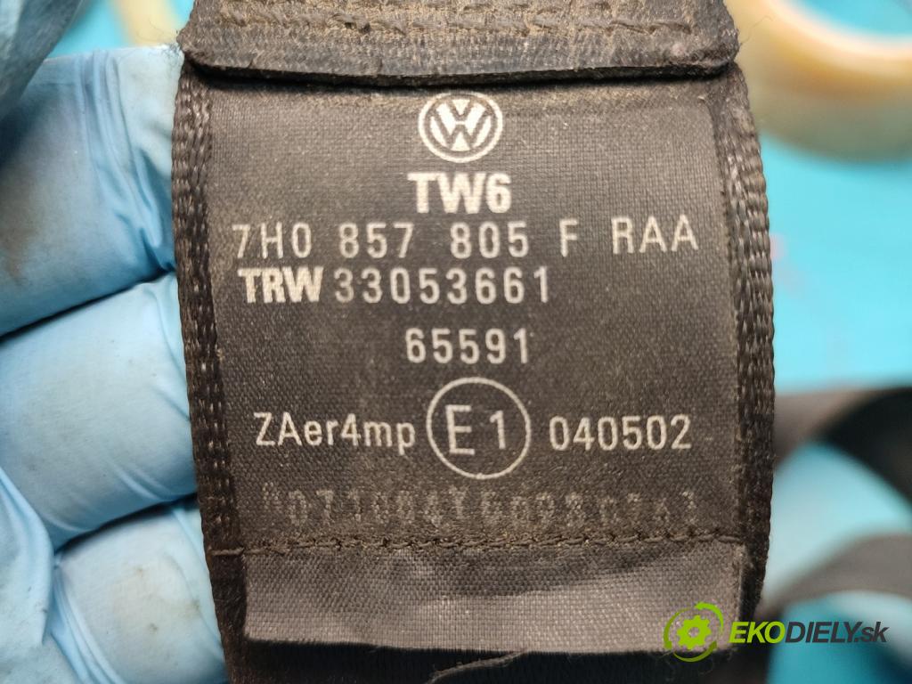 Vw Transporter T5 2003-2015 1.9 tdi 105 HP manual 77 kW 1896 cm3 5- pas bezpečnosť: predné ľavý 7H0857805F