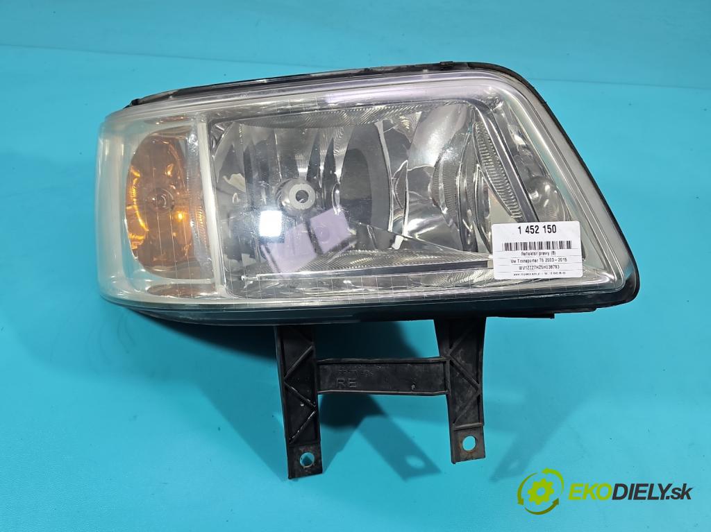 Vw Transporter T5 2003-2015 1.9 tdi 105 HP manual 77 kW 1896 cm3 5- Reflektor: pravý  (Svetlo predné pravé)