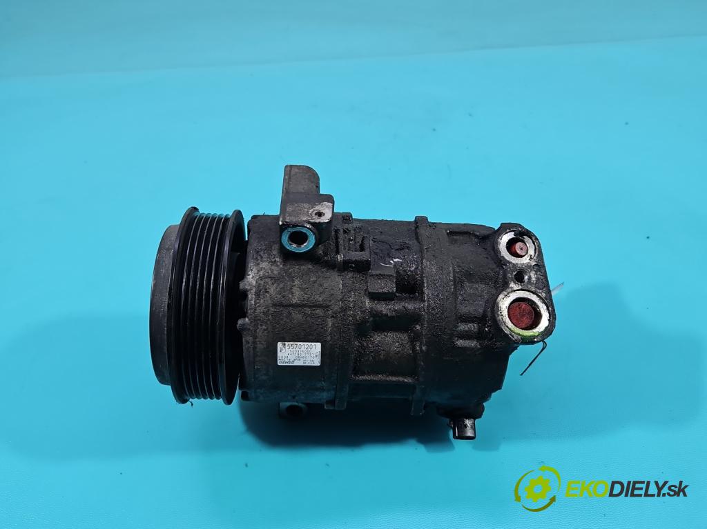 Fiat Punto Grande 1.9 jtd 131 HP manual 96 kW 1910 cm3 3- Kompresor: klimatizácie 55701201 (Kompresor klimatizácie)
