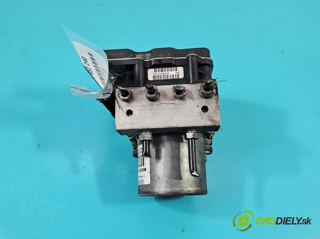 Fiat Punto Grande 1.9 jtd 131 HP manual 96 kW 1910 cm3 3- čerpadlo abs 51786433 (Pumpa ABS)