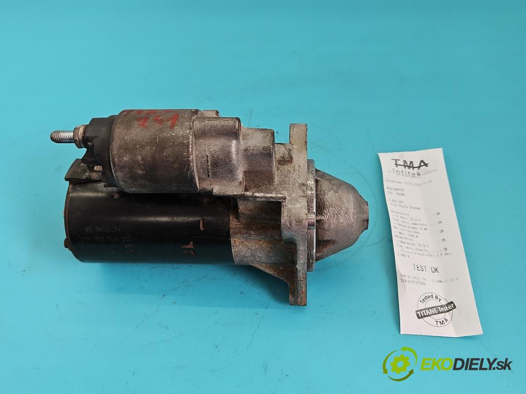 Fiat Punto Grande 1.9 jtd 131 HP manual 96 kW 1910 cm3 3- štartér 0001108202 (Štartér)