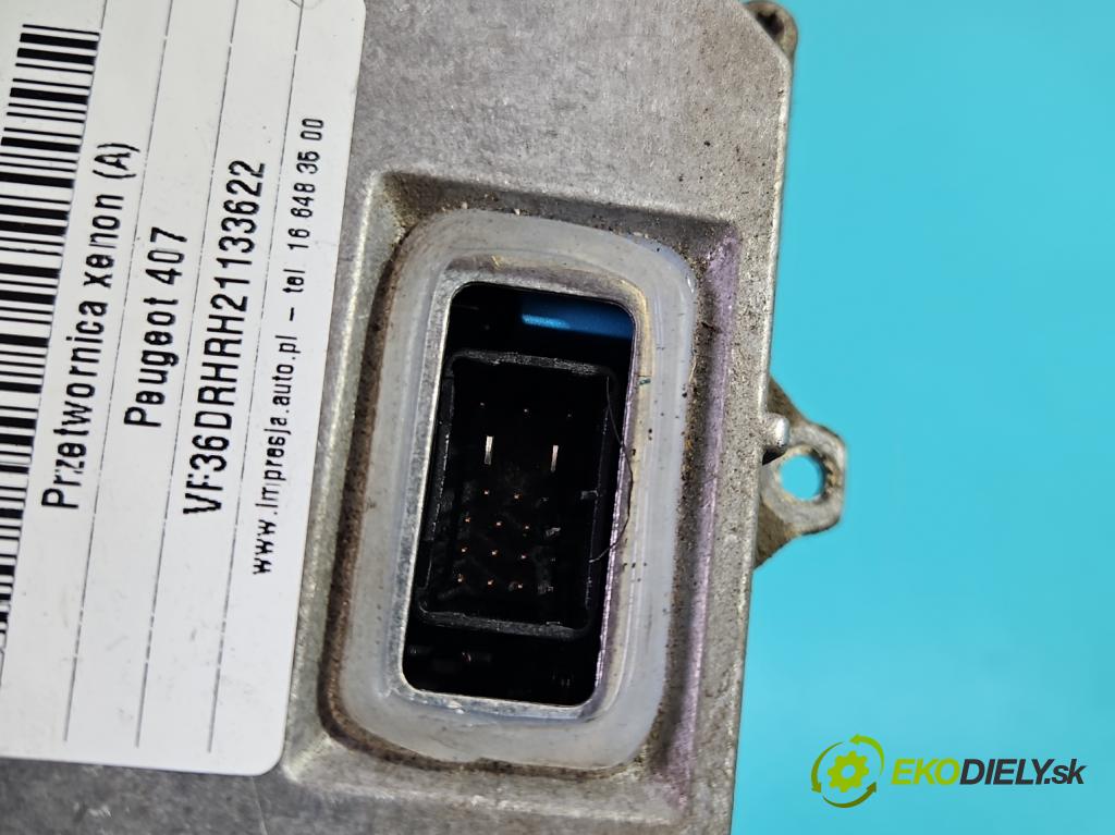 Peugeot 407 2.0 hdi 136 HP manual 100 kW 1997 cm3 4- střídač: xenon 1307329095 (Riadiaca jednotka xenónu)