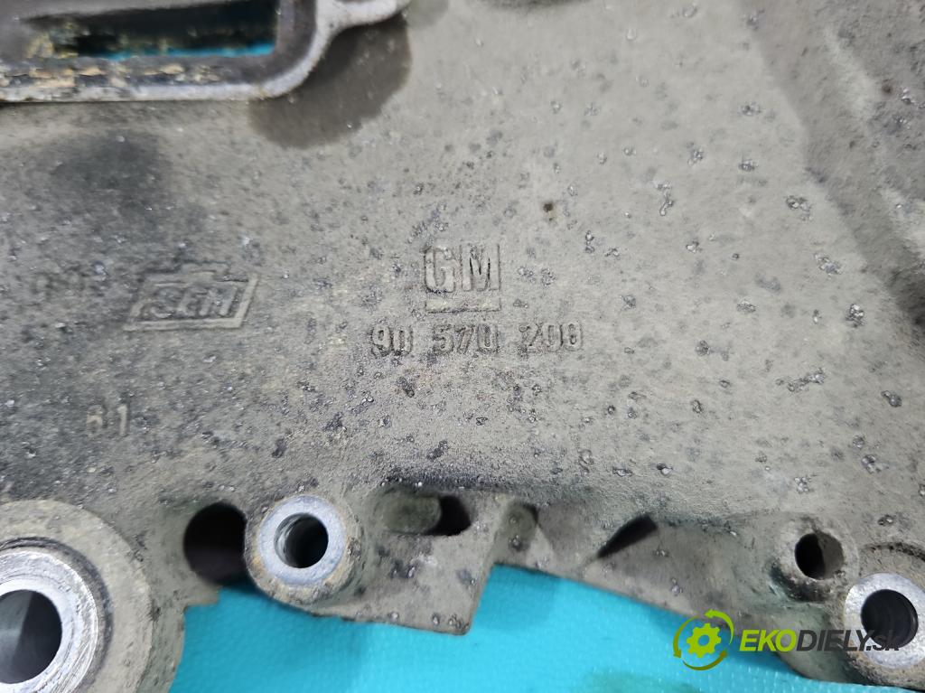 Opel Corsa C 2000-2006 1.0 12V 58 HP manual 43 kW 973 cm3 3- obal načasovanie 90570200 (Kryt motora)