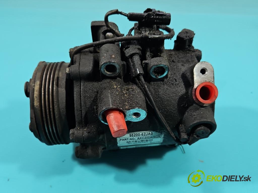 Suzuki Swift Mk6 2005-2010 1.6 16V 125 HP manual 92 kW 1586 cm3 3- Kompresor: klimatizácie 95200-62JA0 (Kompresor klimatizácie)