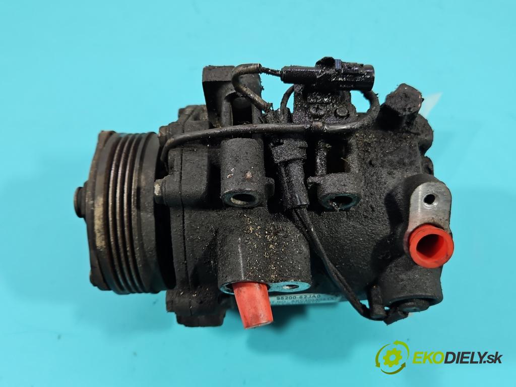 Suzuki Swift Mk6 2005-2010 1.6 16V 125 HP manual 92 kW 1586 cm3 3- Kompresor: klimatizácie 95200-62JA0 (Kompresor klimatizácie)