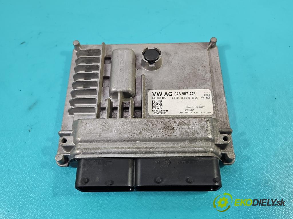 Skoda Fabia III 2014- 2021 1.4 tdi 90 HP manual 66 kW 1422 cm3 5- riadiaca jednotka motora 04B907445