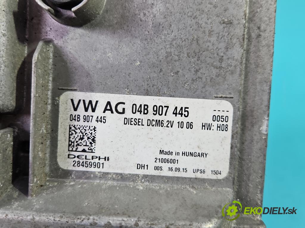 Skoda Fabia III 2014- 2021 1.4 tdi 90 HP manual 66 kW 1422 cm3 5- riadiaca jednotka motora 04B907445