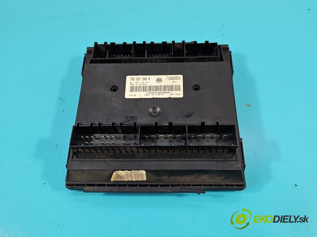 Vw Transporter T5 2003-2015 1.9 tdi 105 HP manual 77 kW 1896 cm3 5- riadiaca jednotka komfortu 7H0937049K