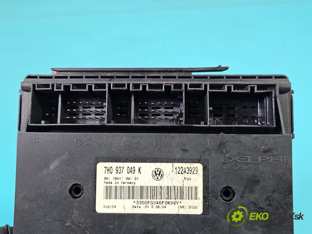 Vw Transporter T5 2003-2015 1.9 tdi 105 HP manual 77 kW 1896 cm3 5- riadiaca jednotka komfortu 7H0937049K