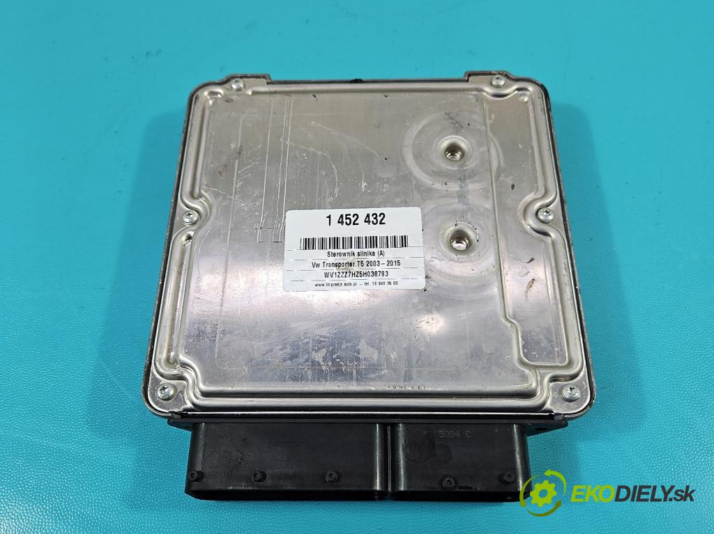Vw Transporter T5 2003-2015 1.9 tdi 105 HP manual 77 kW 1896 cm3 5- riadiaca jednotka motora 038906016N