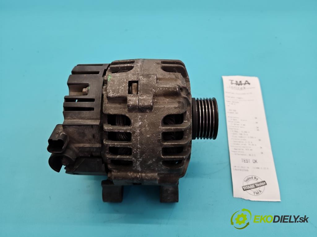 Peugeot 307 1.6 16V 109 HP manual 80 kW 1587 cm3 5- Alternator 9642879680 (Alternátor)