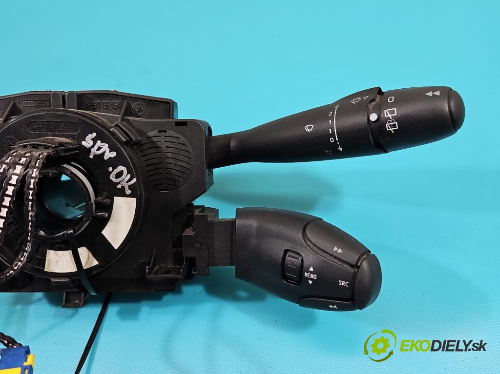 Peugeot 307 1.6 16V 109 HP manual 80 kW 1587 cm3 5- prepínač komplex: 96530933XT (Prepínacie páčky pod volantom)