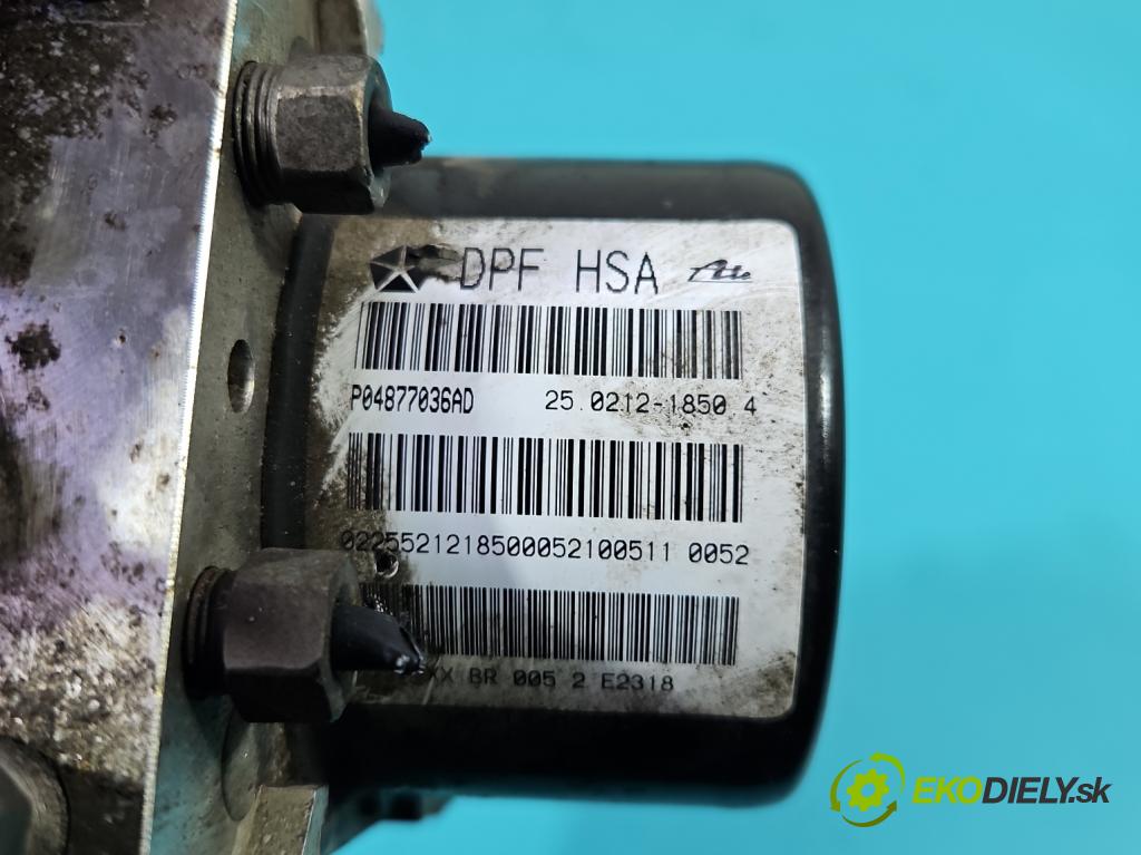 Jeep Compass I 2006-2016 2,2.0 CRD 136 HP manual 100 kW 2143 cm3 5- čerpadlo abs P04877036AD (Pumpa ABS)