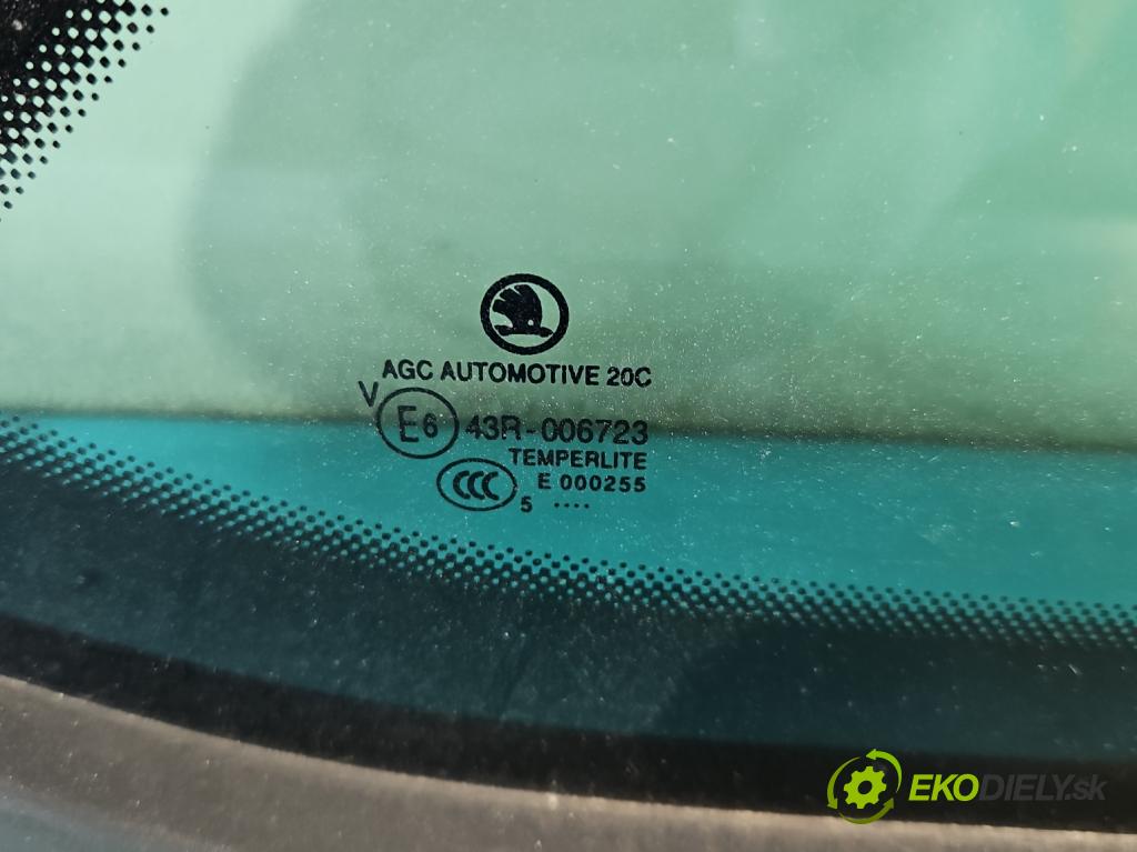 Skoda Fabia III 2014- 2021 1.4 tdi 90 HP manual 66 kW 1422 cm3 5- sklo zadné pravé