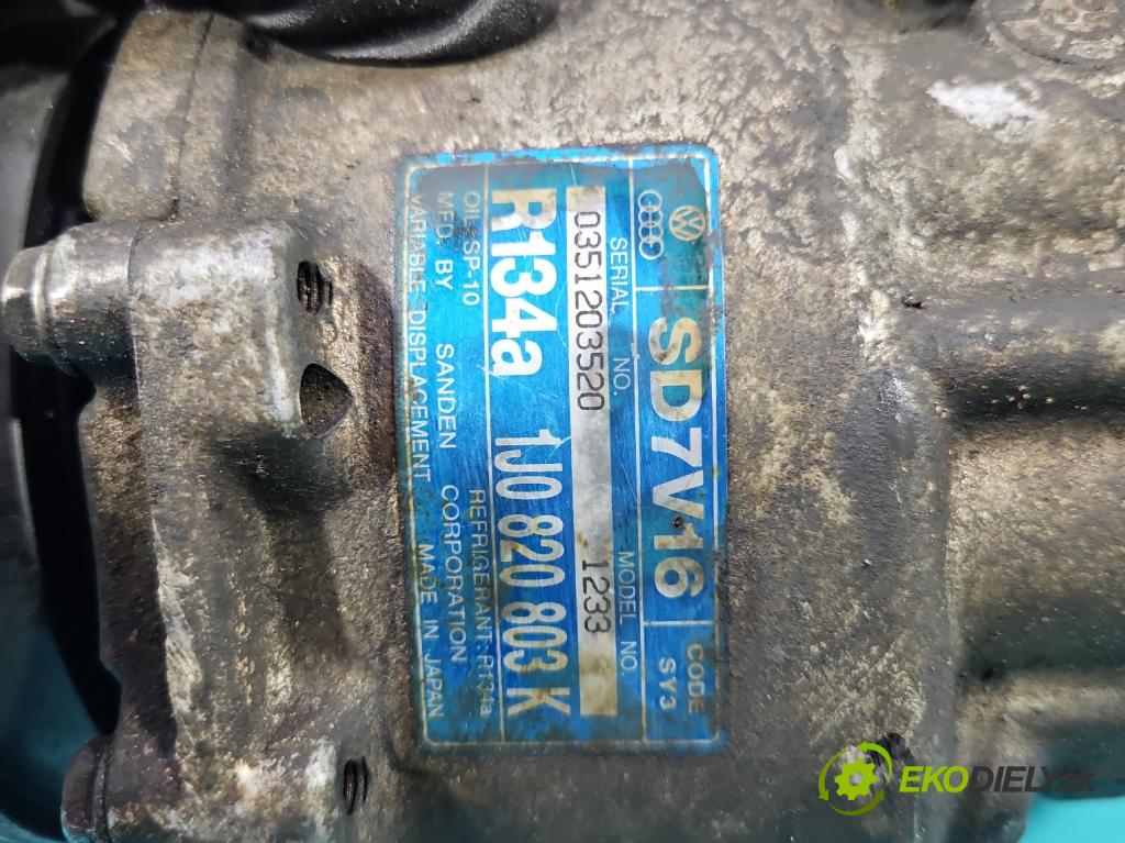 Audi A3 8L 1996-2003 1.9 tdi 90 HP manual 66 kW 1896 cm3 3- Kompresor: klimatizácie 1J0820803K (Kompresor klimatizácie)