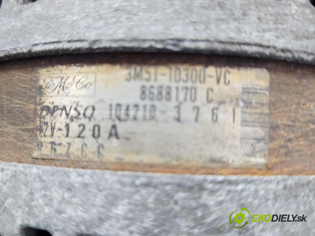 Ford C-Max I 2003-2010 1.8 16V 120 HP manual 88 kW 1798 cm3 5- Alternator 3M5T-10300-VC (Alternátor)