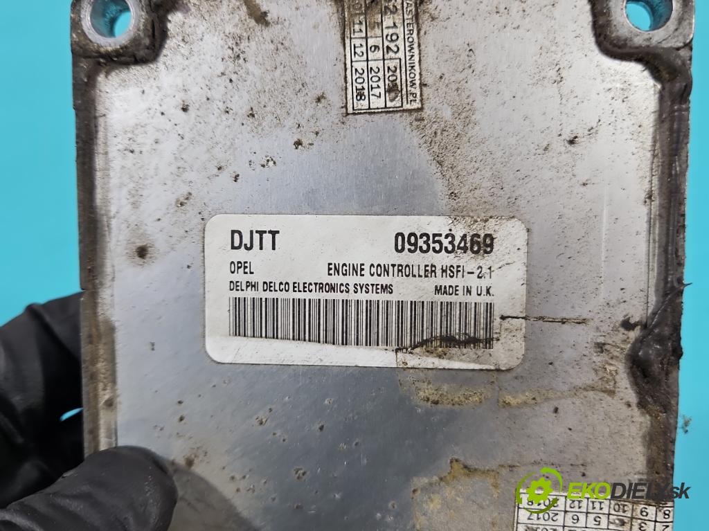 Opel Corsa C 2000-2006 1.4 16V 90 HP manual 66 kW 1389 cm3 3- riadiaca jednotka motora 09353469