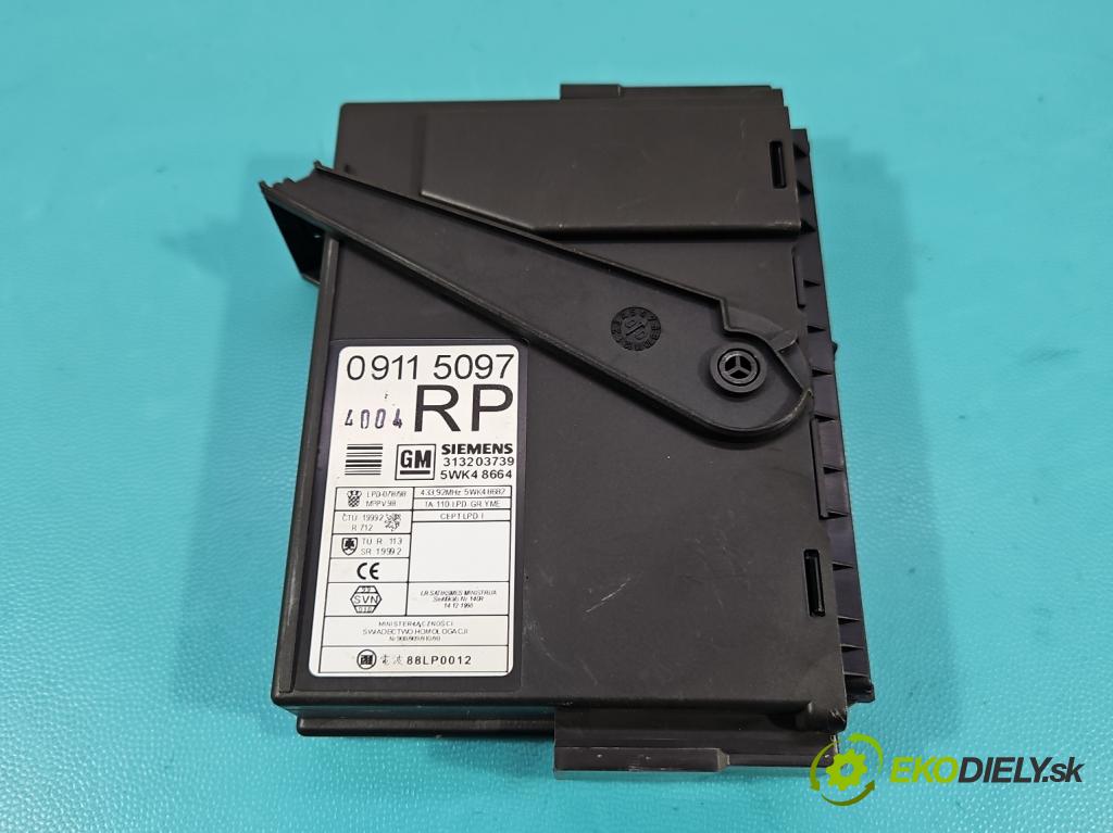 Opel Corsa C 2000-2006 1.4 16V 90 HP manual 66 kW 1389 cm3 3- riadiaca jednotka motora 09353469