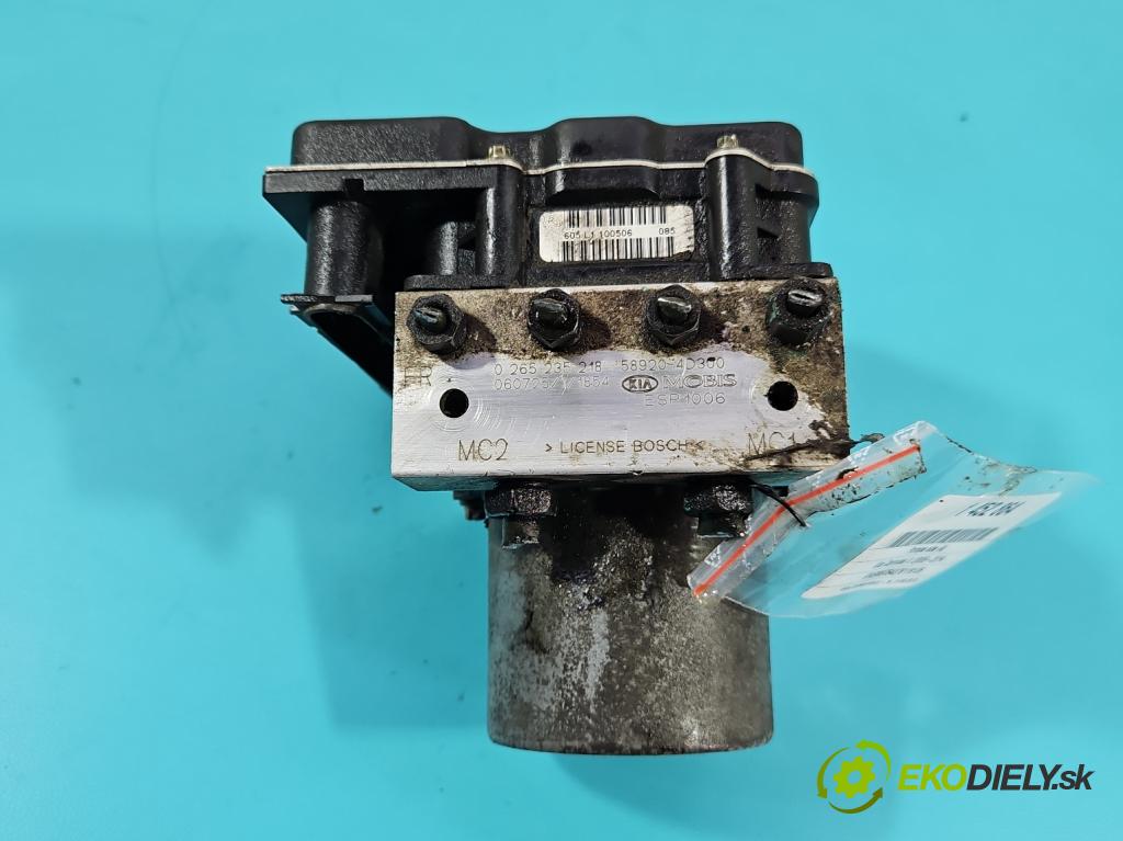 Kia Carnival II 2005-2014 2.9 CRDi 185 HP manual 136 kW 2902 cm3 5- čerpadlo abs 58920-4D300 (Pumpa ABS)