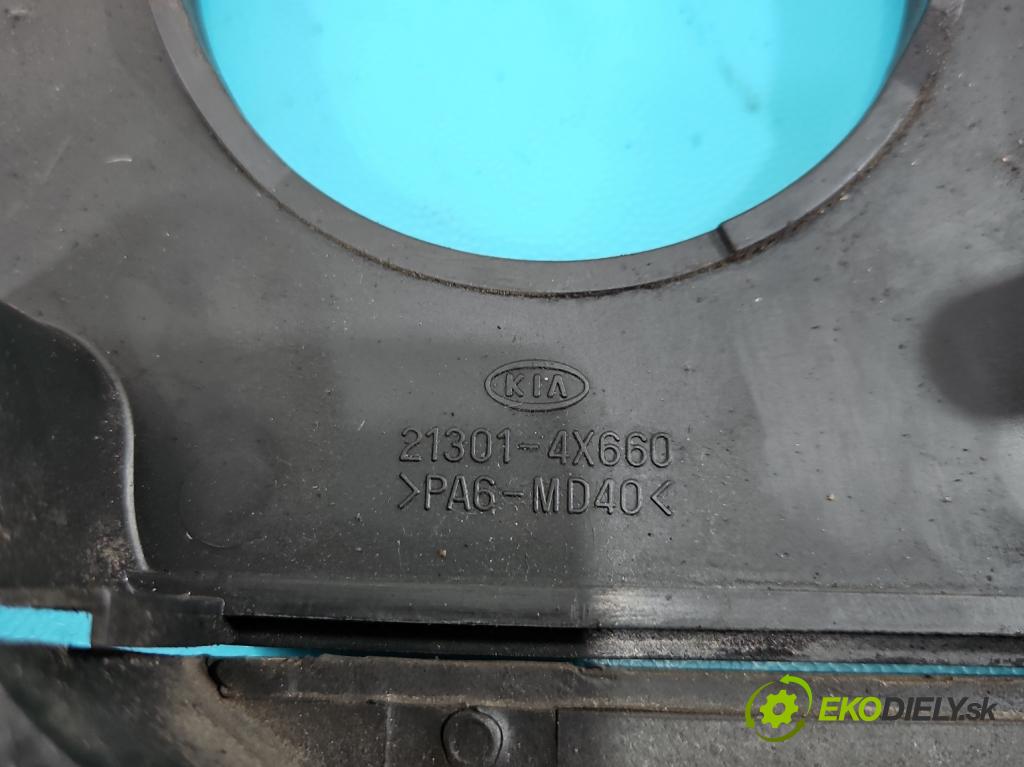 Kia Carnival II 2005-2014 2.9 CRDi 185 HP manual 136 kW 2902 cm3 5- obal načasovanie 21301-4X660 (Kryt motora)