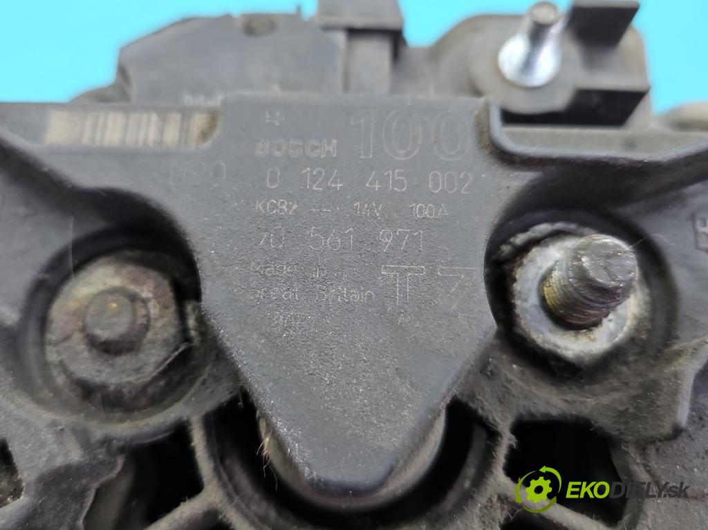 Opel Corsa C 2000-2006 1.4 16V 90 hp manual 66 kW 1389 cm3 3- Alternator 0124415002 (Alternátory)