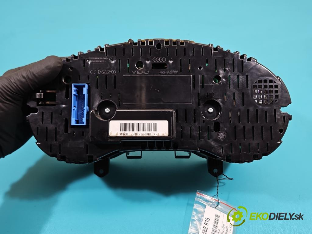 Audi A3 8P 2003-2012 1.4 TFSI 125 HP manual 92 kW 1390 cm3 5- prístrojovka/ budíky 8P0920931R (Prístrojová doska)