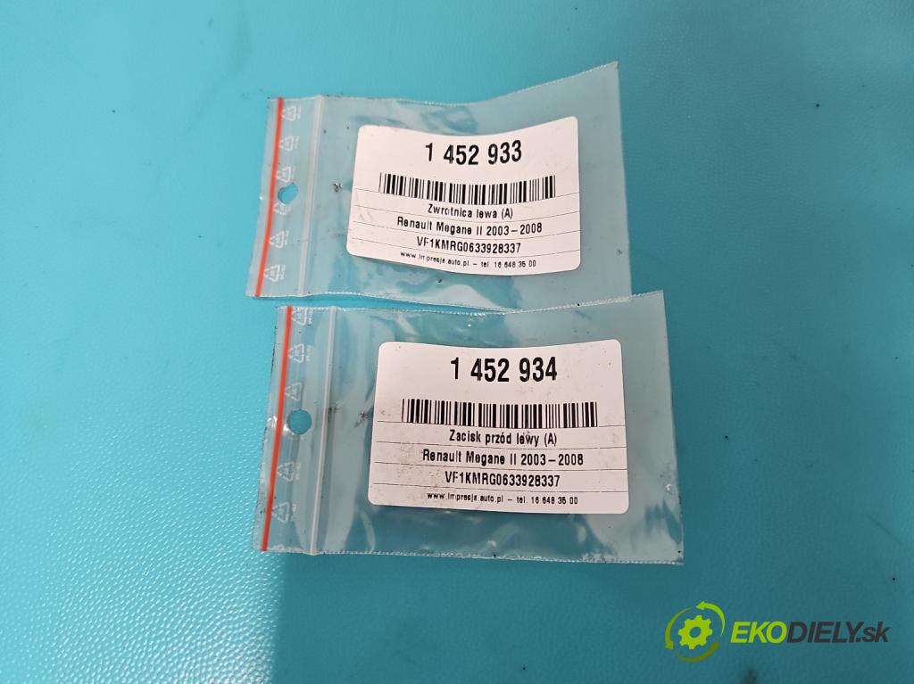 Renault Megane II 2003-2008 1.9 dci 120 hp manual 88 kW 1870 cm3 5- náboj levé  (Náboje)