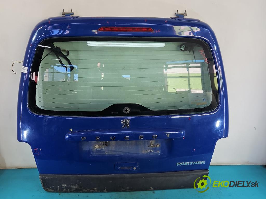 Peugeot Partner I 1996-2008 1.6 hdi 75 hp manual 55 kW 1560 cm3 5- zadní kufrové dveře  (Zadní kapoty)