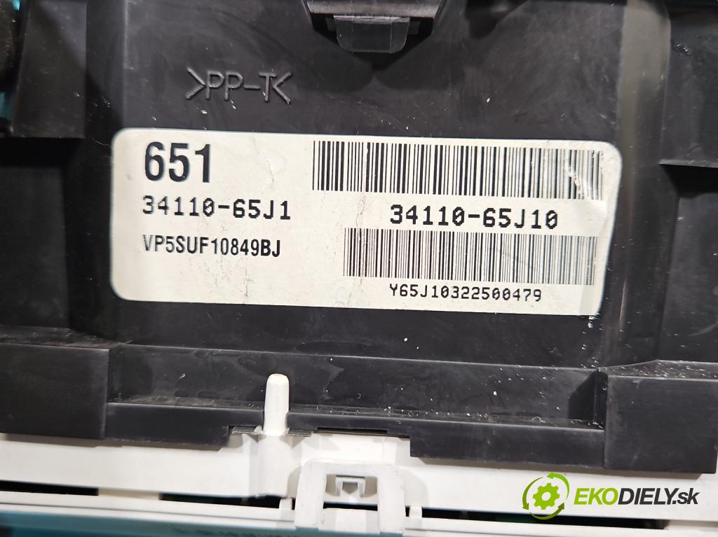 Suzuki Grand Vitara II 2005-2014 2.0 16V 140 HP manual 103 kW 1995 cm3 5- prístrojovka/ budíky 34110-65J1 (Prístrojová doska)
