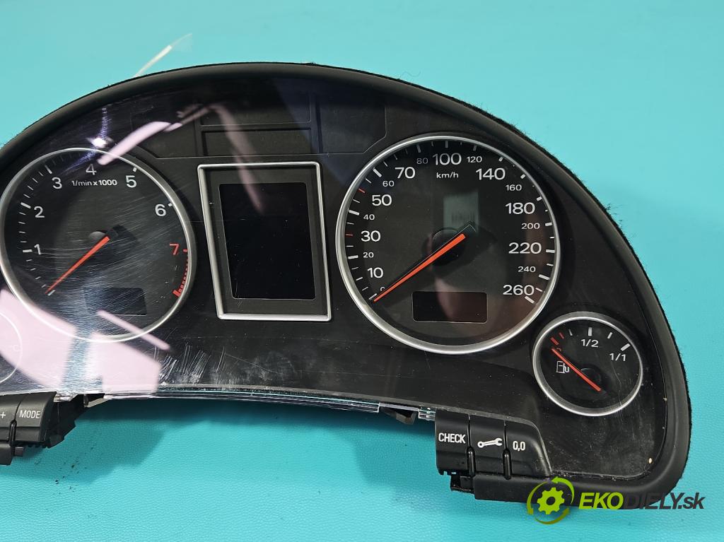 Audi A4 B6 2000-2004 2.0 20V (ALT) 131 HP automatic 96 kW 1984 cm3 4- prístrojovka/ budíky 0263626021 (Prístrojová doska)