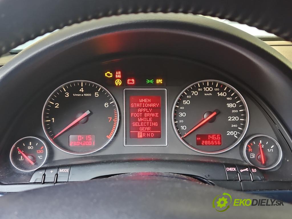 Audi A4 B6 2000-2004 2.0 20V (ALT) 131 HP automatic 96 kW 1984 cm3 4- prístrojovka/ budíky 0263626021 (Prístrojová doska)