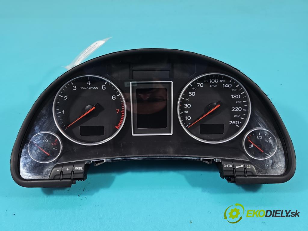 Audi A4 B6 2000-2004 2.0 20V (ALT) 131 HP automatic 96 kW 1984 cm3 4- prístrojovka/ budíky 0263626021 (Prístrojová doska)