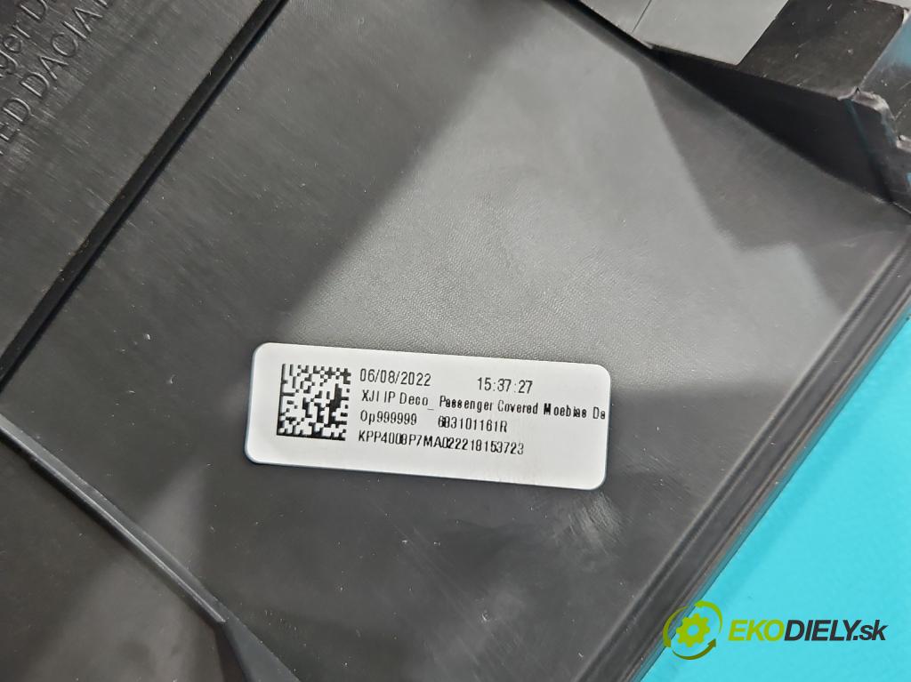 Dacia Sandero III 2020- 1.0 Tce 91 KM manual 67 kW 999 cm3 5- Mřížka: kúrenia stredová 683101161R (Mriežka kúrenia (fukár))