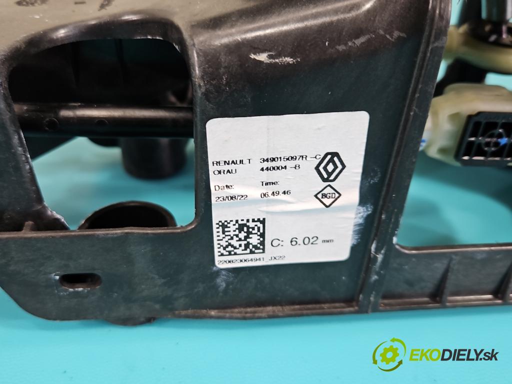 Dacia Sandero III 2020- 1.0 Tce 91 KM manual 67 kW 999 cm3 5- Páka: Změny: stupeň,rýchlosť 349015097R-C (Rýchlostná páka (kulisa))