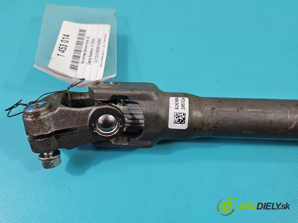 Dacia Sandero III 2020- 1.0 Tce 91 KM manual 67 kW 999 cm3 5- Stĺpik volant  (Tyč riadenia (volantu))