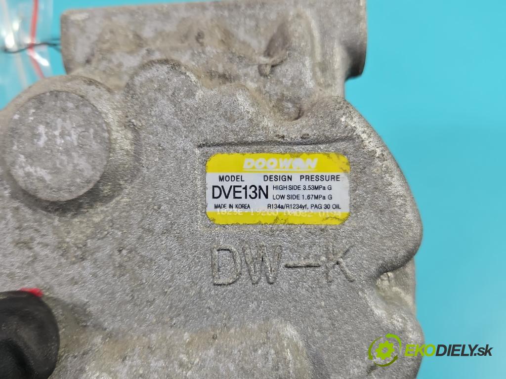 Hyundai Kona I 2017-2023 1.0 120 HP manual 88,3 kW 998 cm3 5- Kompresor: klimatizácie 1B23E-19200 (Kompresor klimatizácie)