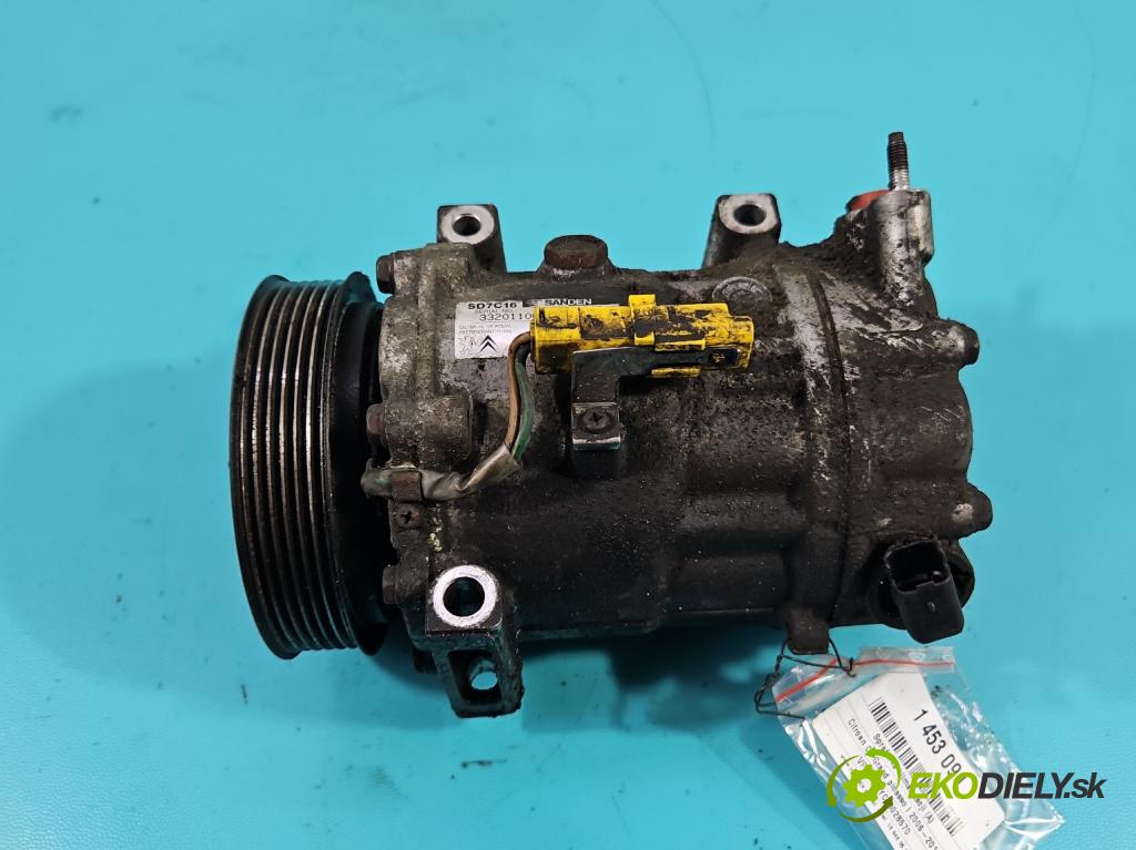 Citroen C4 Grand picasso I 2006-2013 1,8.0 16V 125 HP manual 92 kW 1749 cm3 5- Kompresor: klimatizácie 9651911480 (Kompresor klimatizácie)